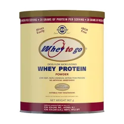 Solgar Whey To Go Proteína Suero, 907 g Vainilla.
