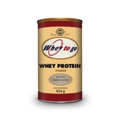 Solgar Whey To Go Proteína Suero, 454g Chocolate.