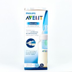 Philips Avent Biberón Anti-cólico Air-Free 3m+, 330 ml.