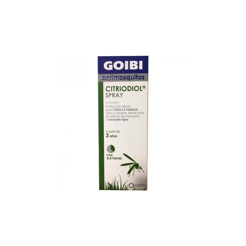 Goibi Antimosquitos Citriodiol Spray, 100 ml. Goibi Antimosquitos Citriodiol Spray, 100 ml.
