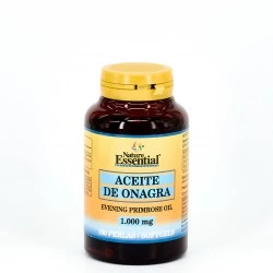 Nature Essential Aceite de onagra 1000mg, 100 perlas.