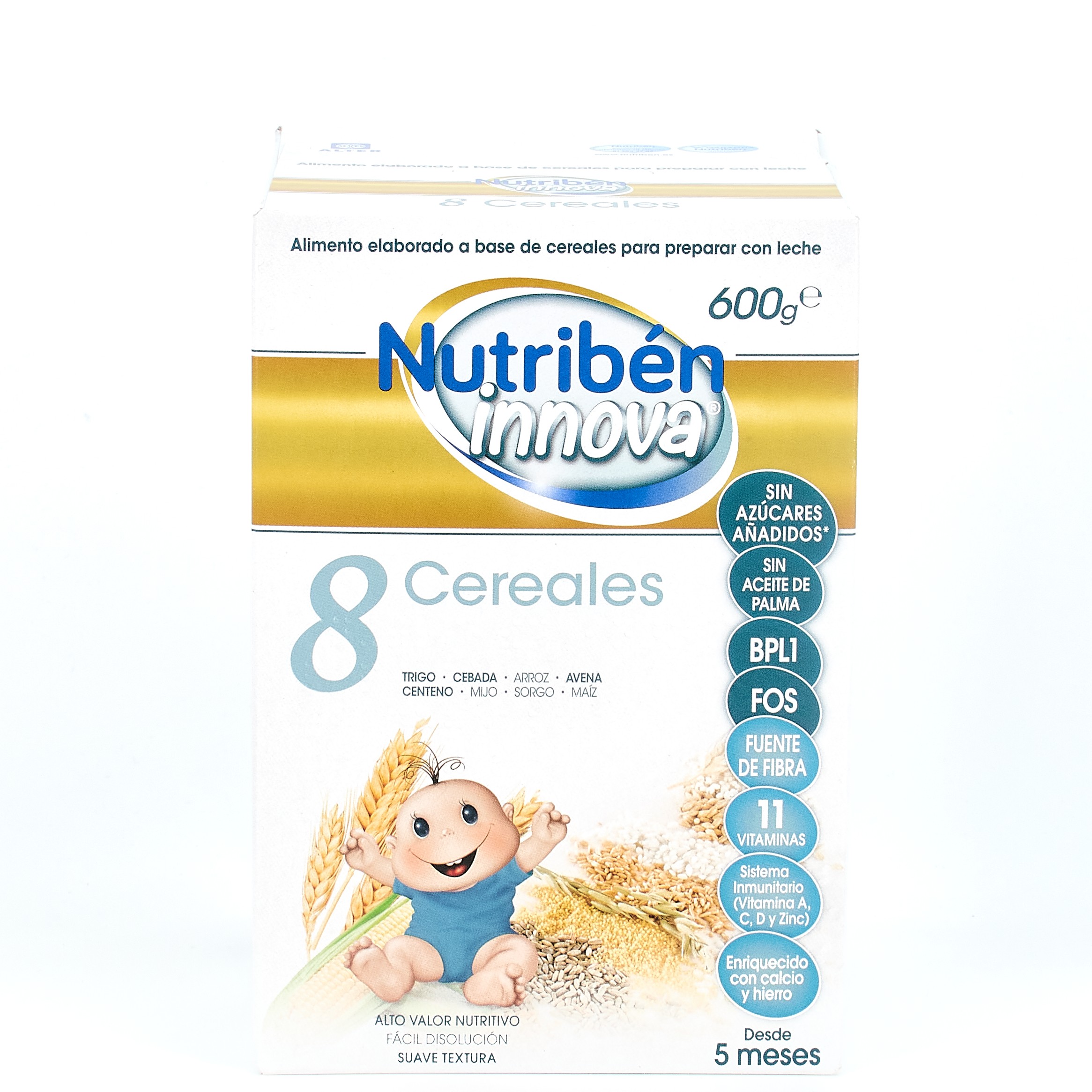 Nutribén Innova 8 Cereales, 600 g.