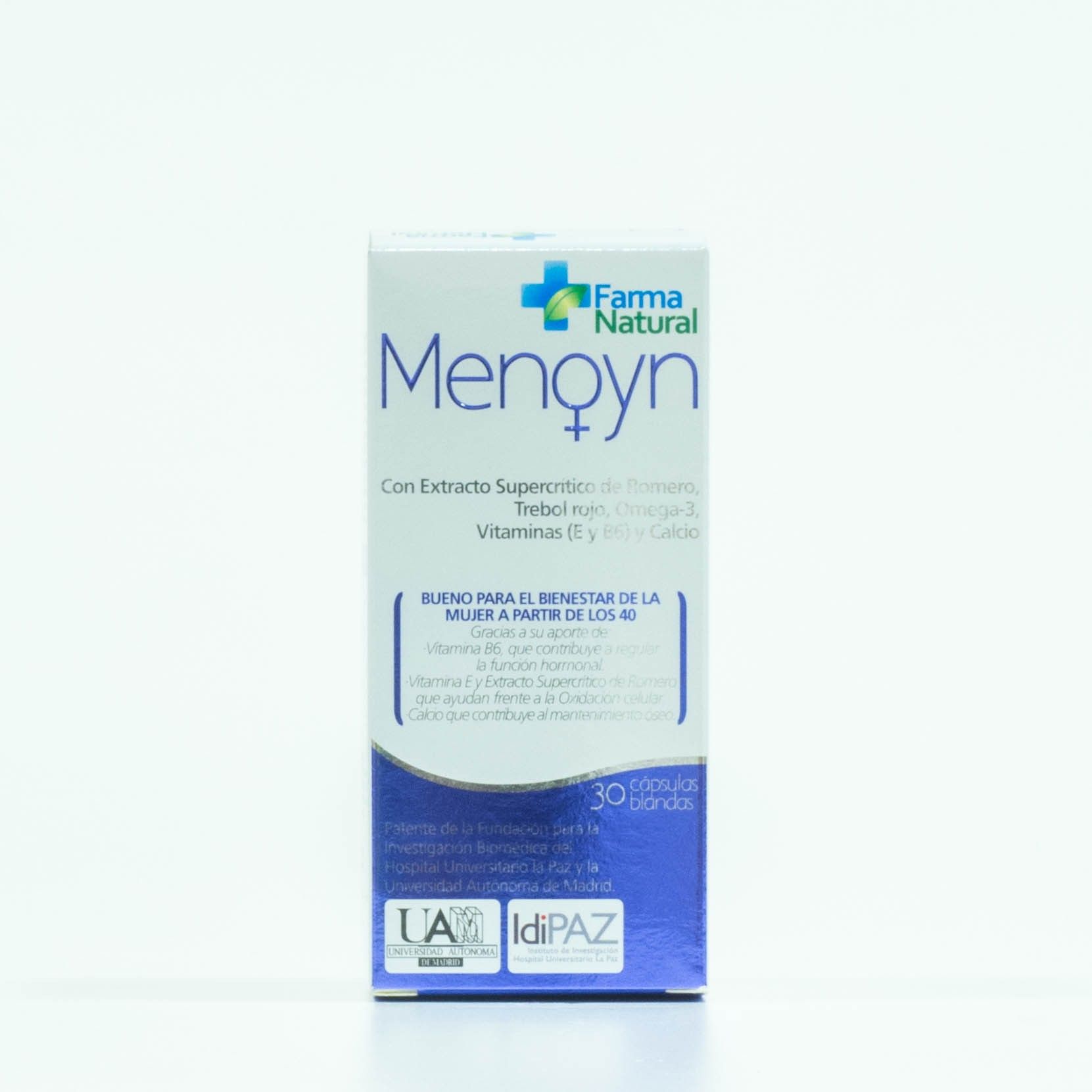 Menoyn Farmanatural, 30 cápsulas