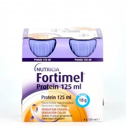 Fortimel Compact Protein Sabor tropical/jengibre, 4X125 ml.