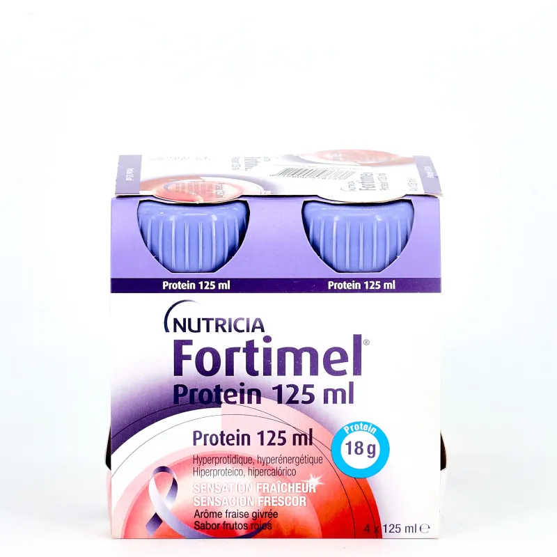 Nutricia Fortimel Protein Aroma Frutos del Bosque, 4 x 125ml. Nutricia Fortimel Protein Aroma Frutos del Bosque, 4 x 125ml.