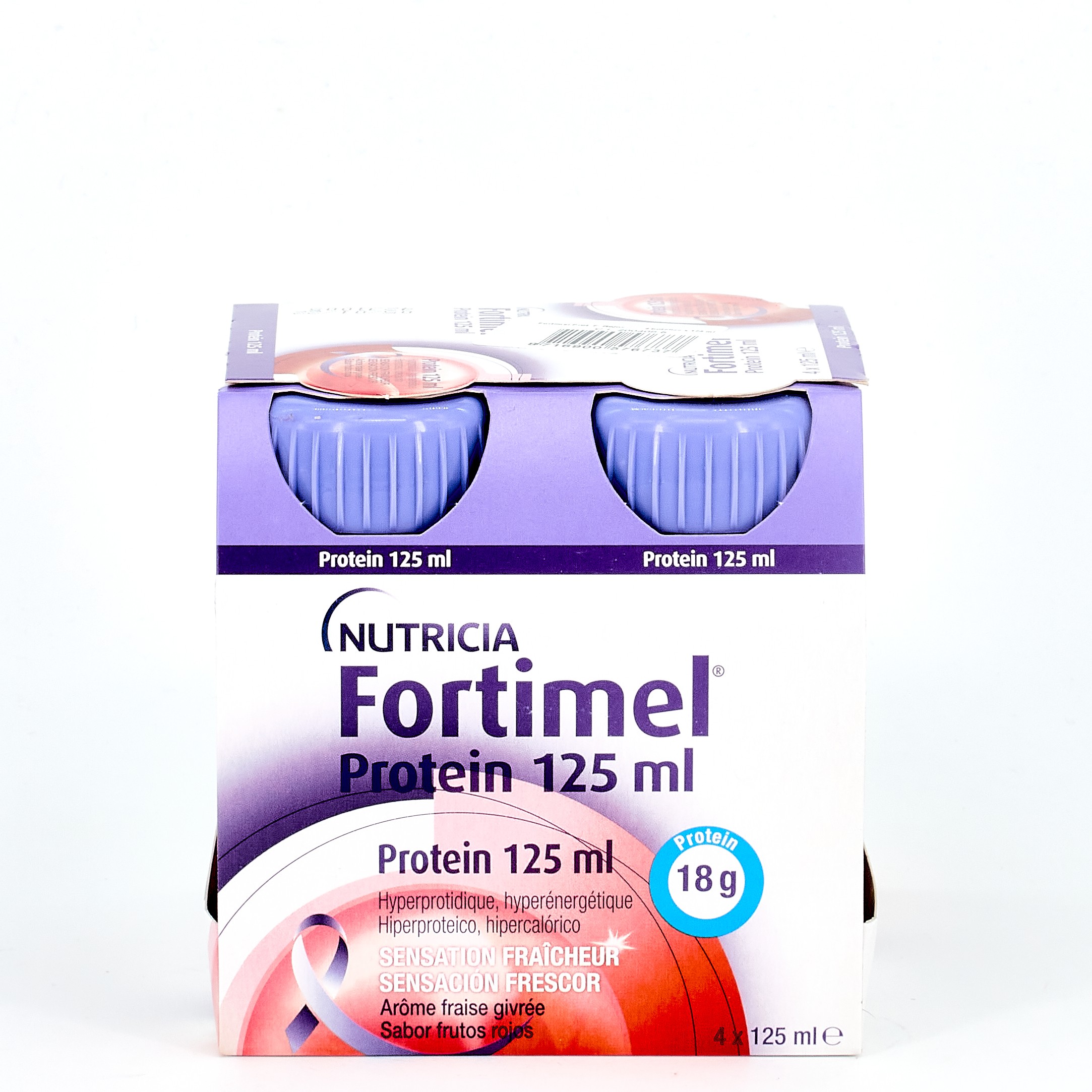 Nutricia Fortimel Protein Aroma Frutos del Bosque, 4 x 125ml.