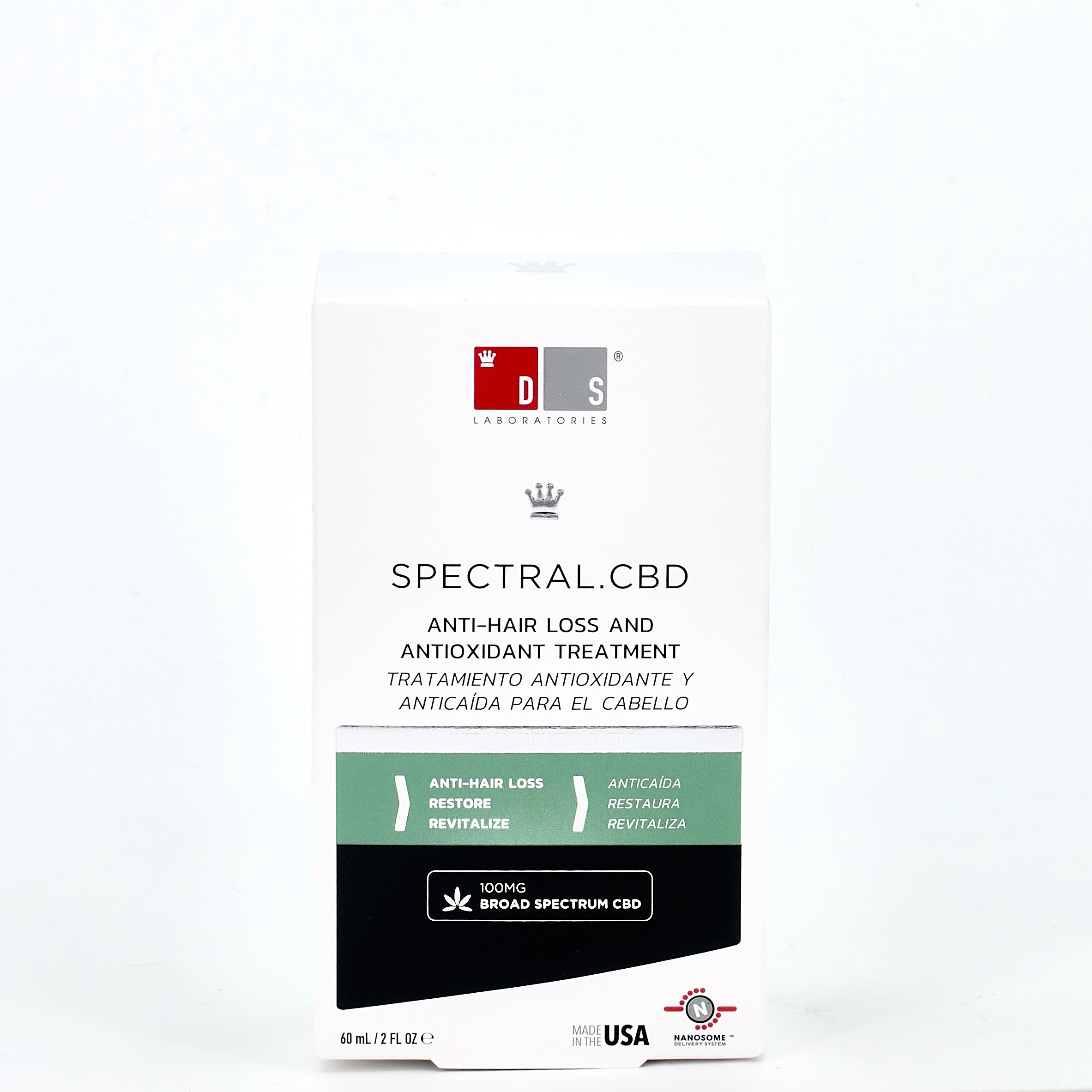 Spectral CBD Loción Anticaida y Antioxidante, 60ml.