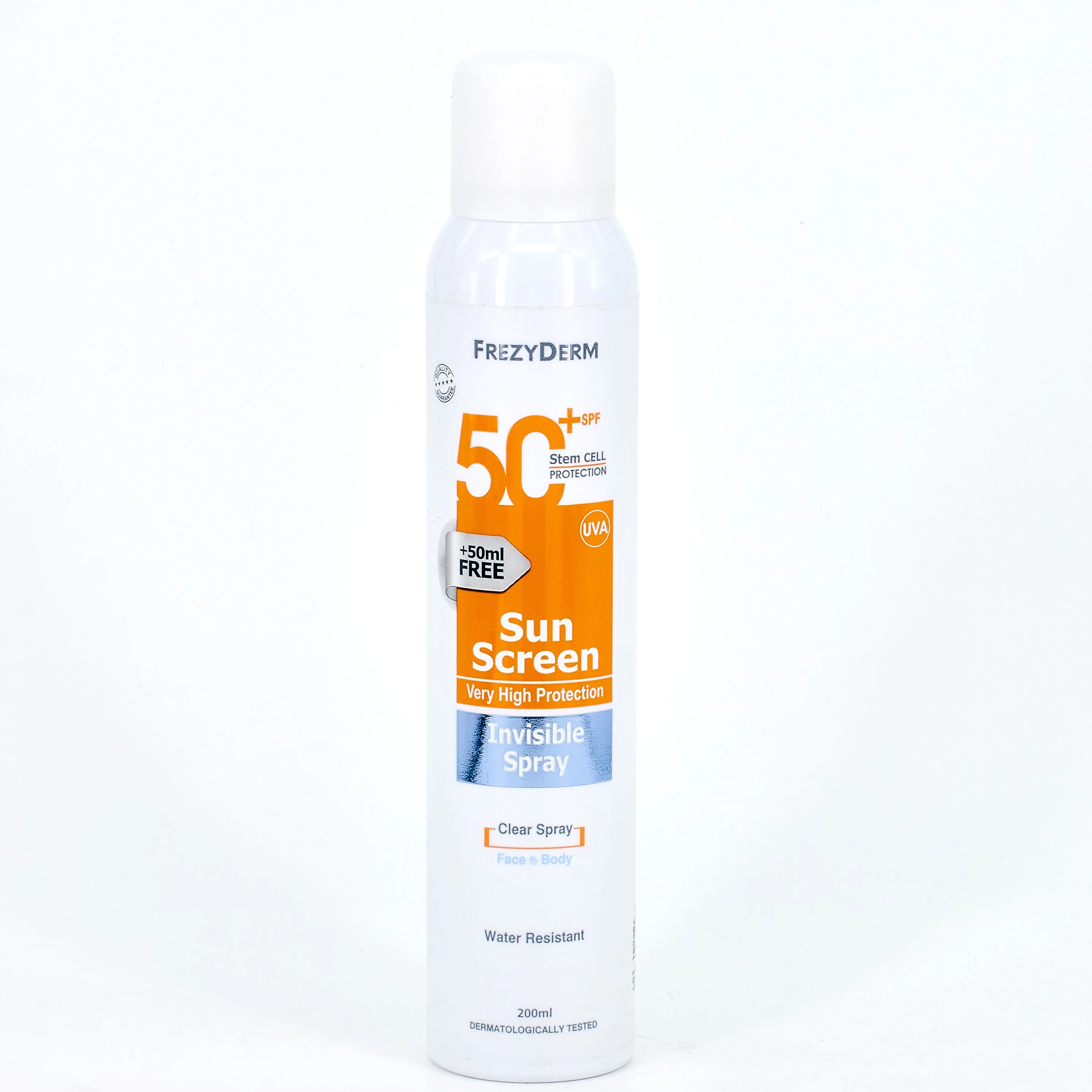 Frezyderm Sun Screen Invisible spray SPF50+, 200ml.