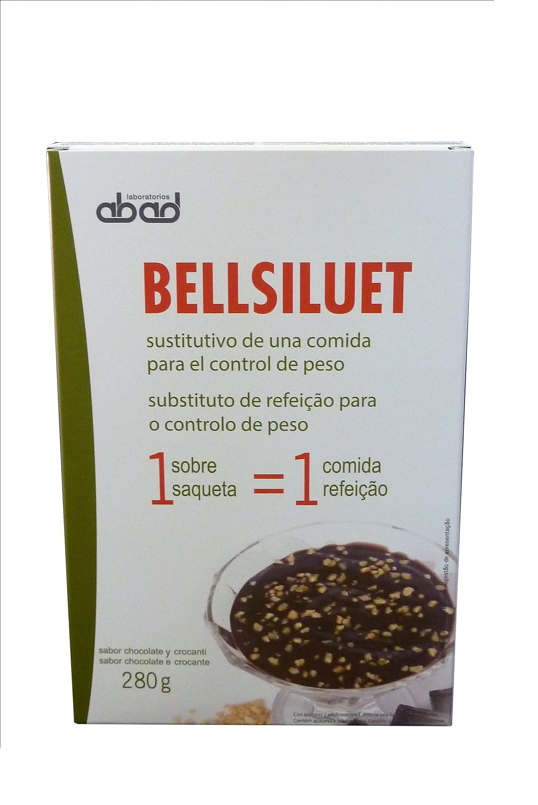 Abad Bellsiluet Natillas Chocolate con crocanti sobres| Farmacia Barata