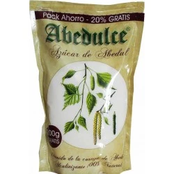 Abedulce Xilitol Azúcar de abedul polvo, 1200 g | Farmacia Barata