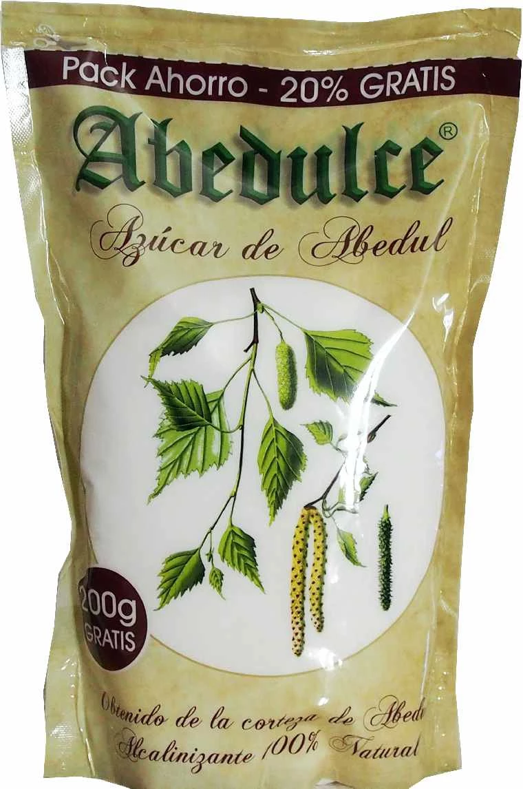 Abedulce Xilitol Azúcar de abedul polvo, 1200 g | Farmacia Barata