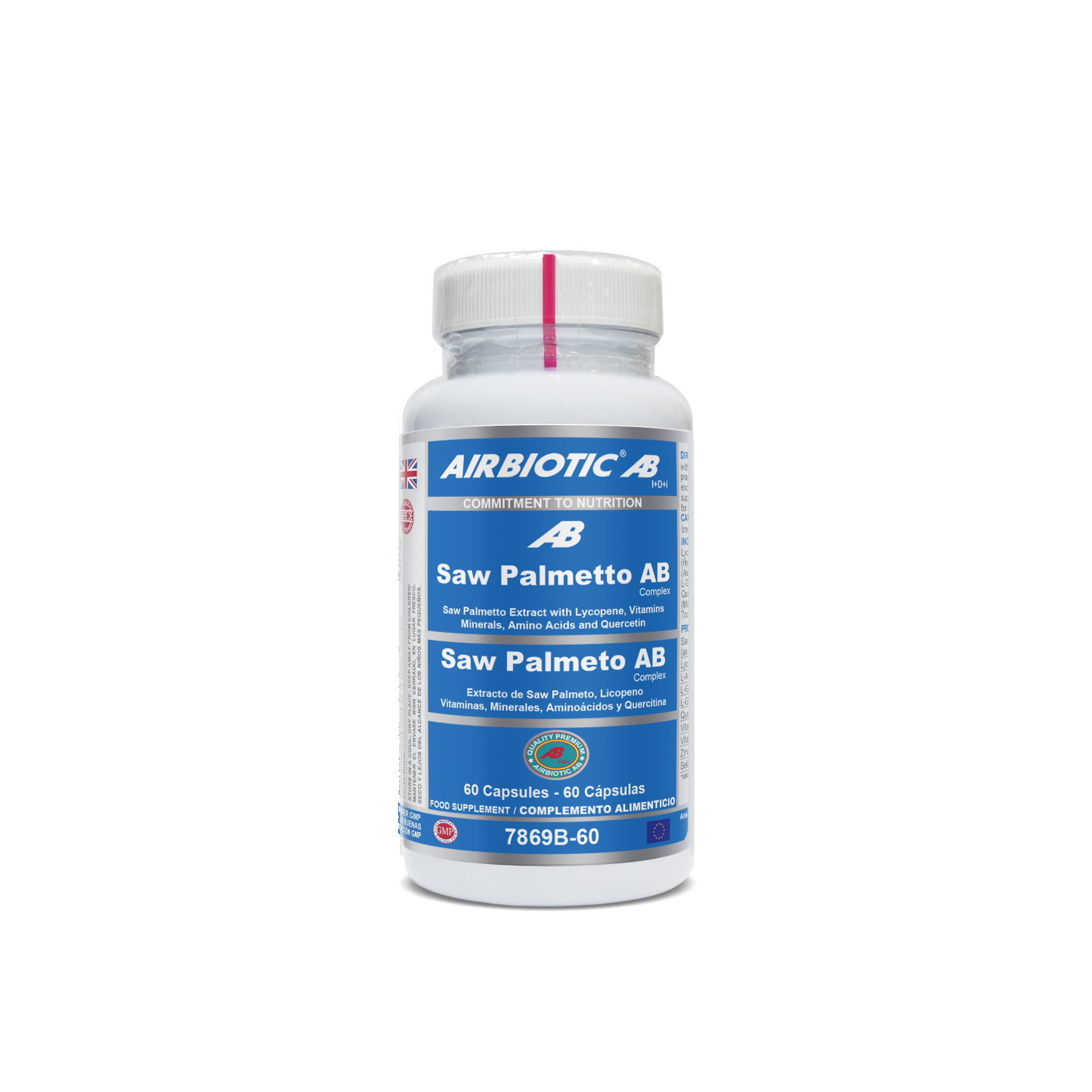 Airbiotic Saw Palmetto AB complex, 60 cápsulas| Farmacia Barata