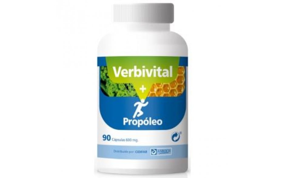 Anroch Verbivital + Propóleo 500mg, 90 cápsulas.