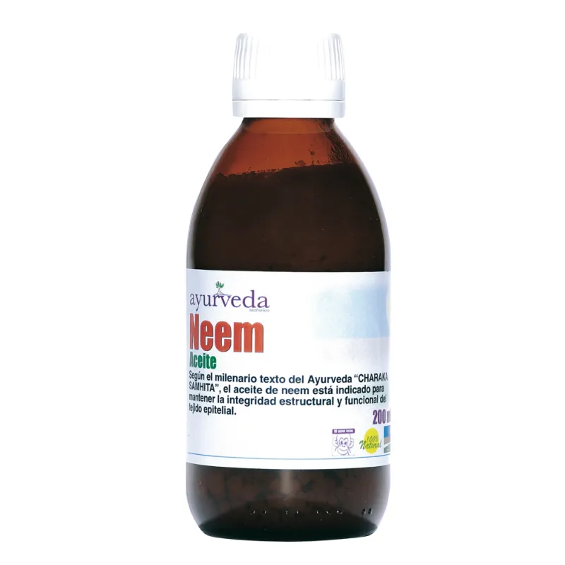 Ayurveda Neem Aceite, 200 ml. Piel sana.  