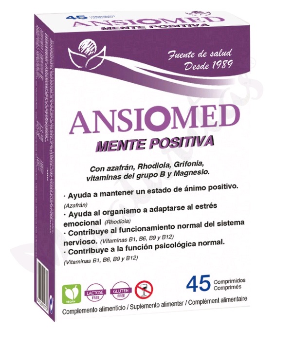 Bioserum Ansiomed Mente Positiva, 45 comprimidos| Farmacia Barata