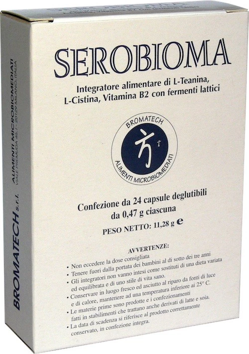 Bromatech Serobioma, 24 cápsulas. Salud intestinal. 