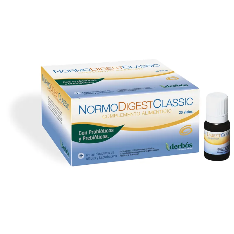 Derbos NormoDigest Classic, 20 Viales Activa la flora intestinal Derbos NormoDigest Classic, 20 Viales Activa la flora intestinal