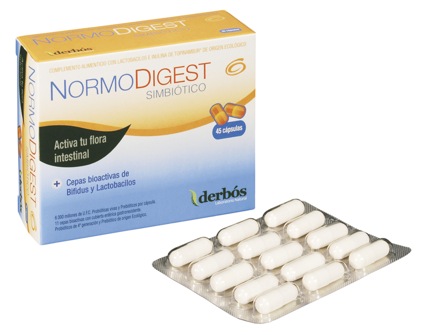 Derbos NormoDigest, 45 Cápsulas. Salud digestiva