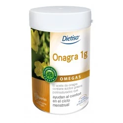 Dietisa Onagra 1g Omegas, 120 Perlas. Salud femenina. 