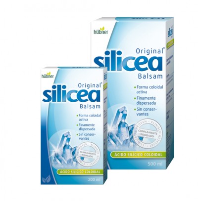 Hubner Original Silicea Balsam, 500 ml. Con ácido silícico.