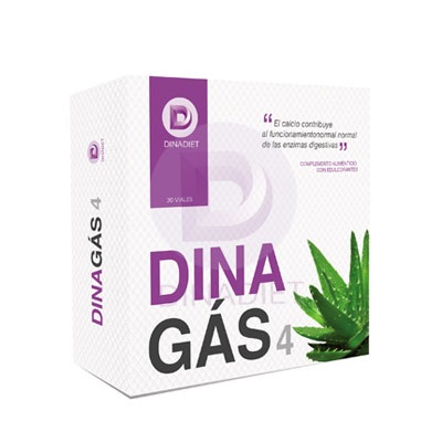 Dinadiet Dinagás 4, 20 Viales Bienestar del aparato digestivo