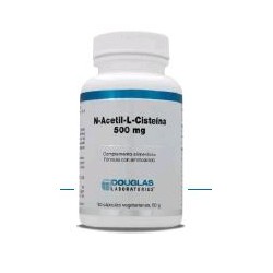 Douglas Labs N-Acetil-L-Cisteína 500 mg, 90 Vegicaps. Antioxidante. 