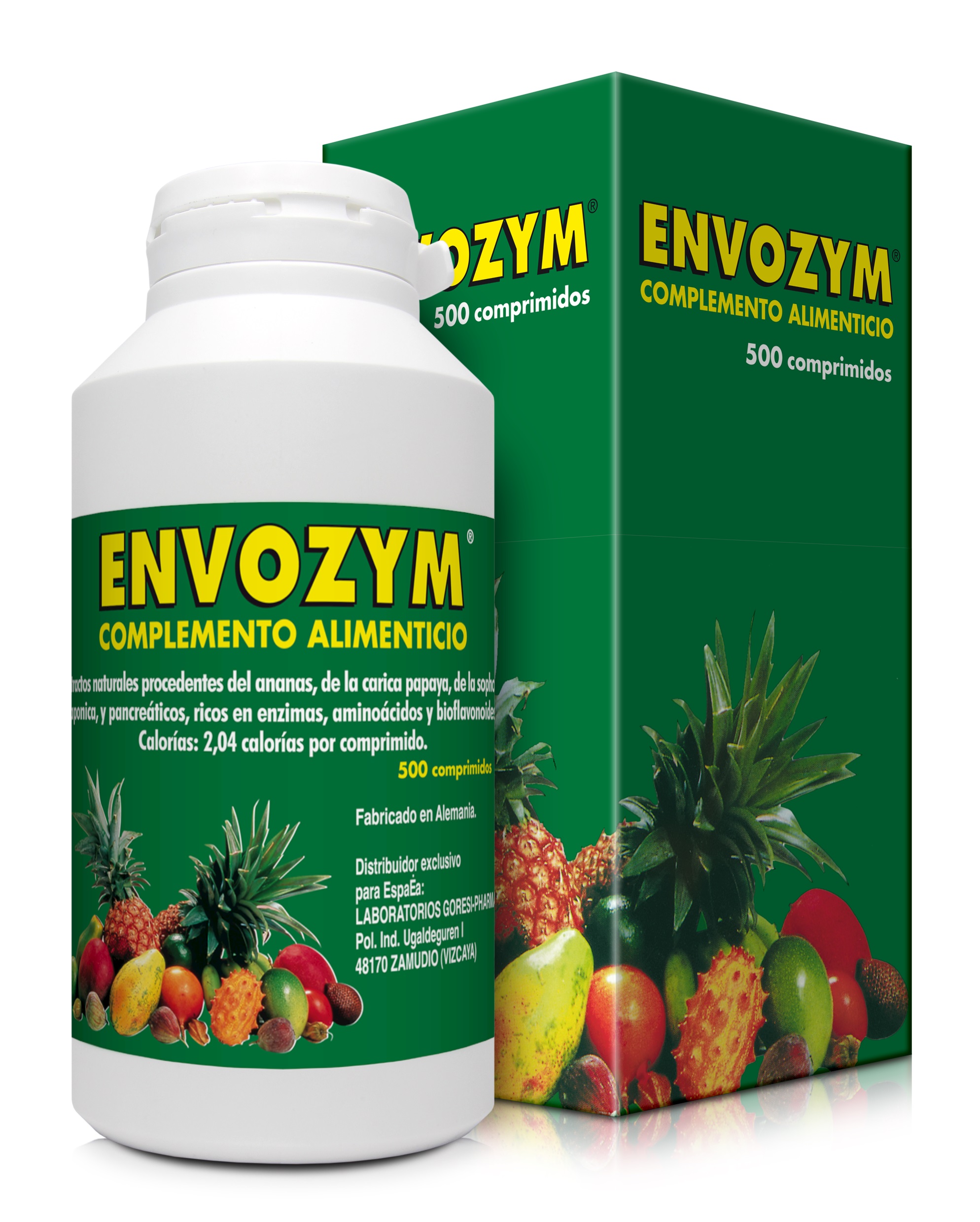 Envozym, 500 comprimidos