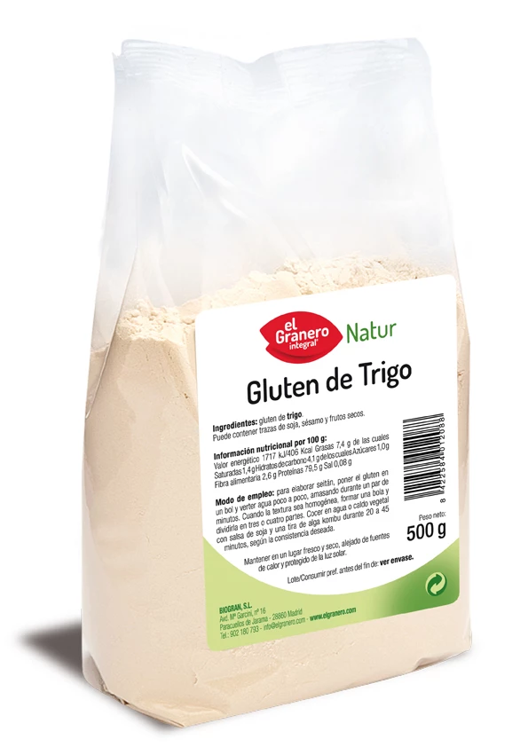 El Granero Integral gluten de trigo, 500 g