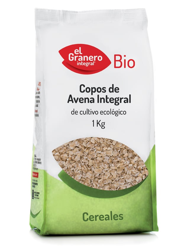 El Granero Integral BIO Copos de Avena Integral, 1 kg. 