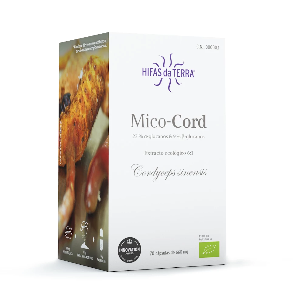 Hifas da Terra Mico-Cord, 70 cápsulas| Farmacia Barata