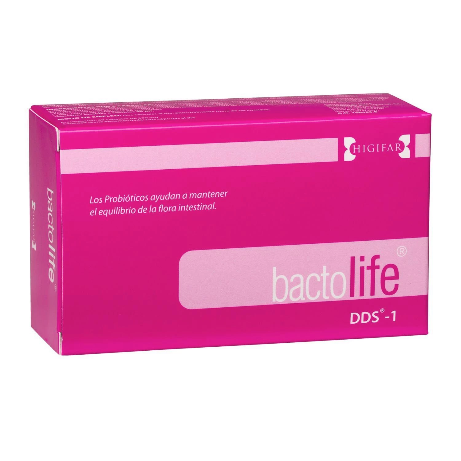 Bactolife, 60 cápsulas. Equilibrio digestivo. 