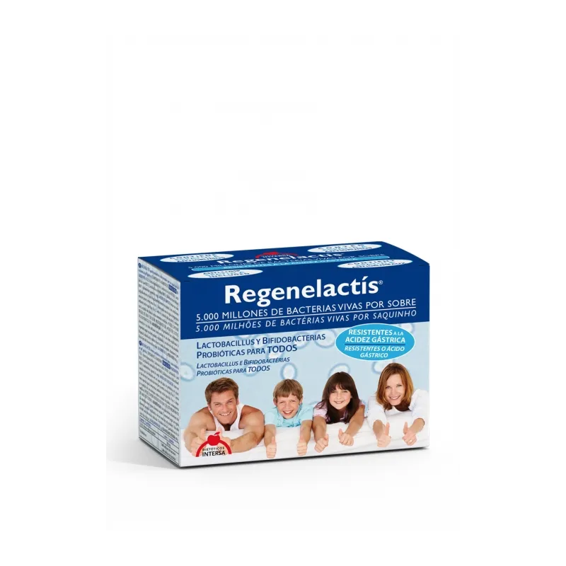 Intersa Regenelactis, 20 sobres. Bienestar intestinal.