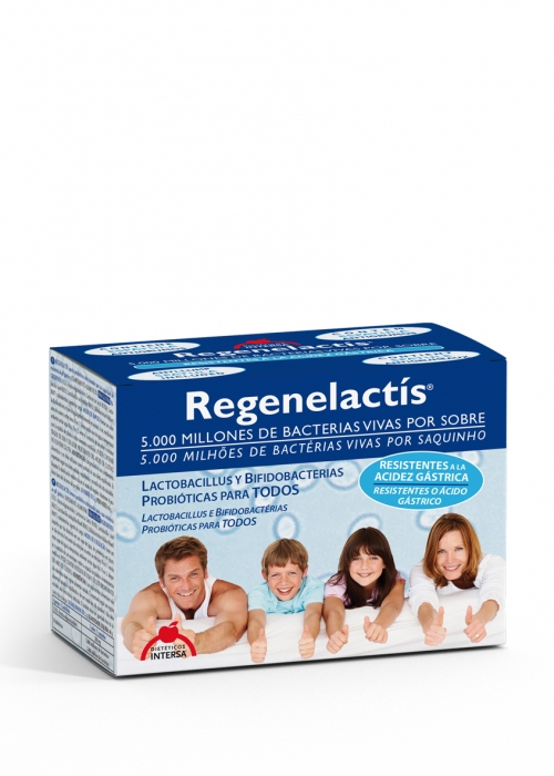 Intersa Regenelactis, 20 sobres. Bienestar intestinal.