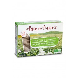 Le Pain des Fleurs tostadas de trigo cracker de sarraceno sin gluten BIO, 300 g