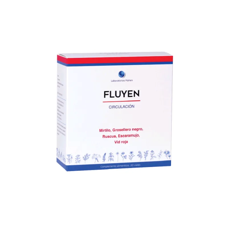 Mahen Fluyen, 20 Viales. Beneficia la circulación. 