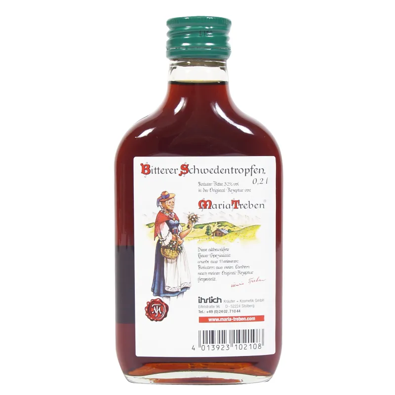 Maria Treben Elixir de hierbas amargo sueco, 200 ml. Producto natural.