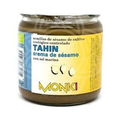 Monki Tahín crema de sésamo BIO, 330 g. Dieta saludable. 