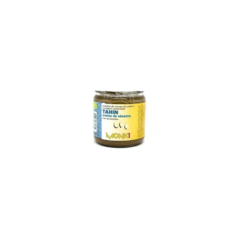 Monki Tahín crema de sésamo BIO, 330 g. Dieta saludable.  