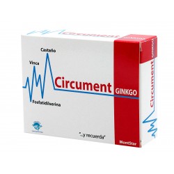 Circument Ginkgo, 45 Cápsulas. Mejora el flujo sanguíneo.