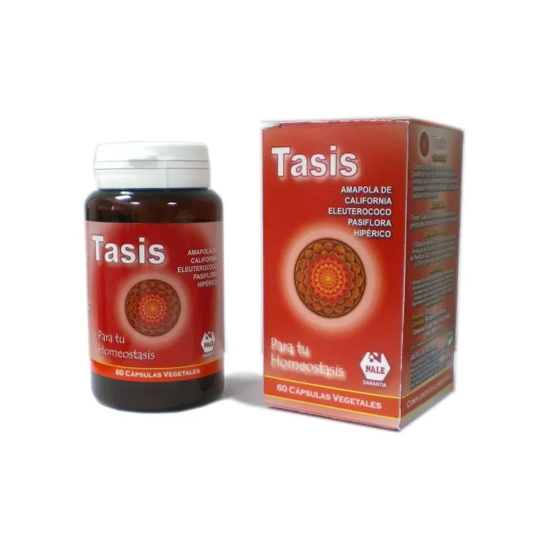 Nale Tasis, 60 cápsulas. Bienestar emocional.   Nale Tasis, 60 cápsulas. Bienestar emocional.