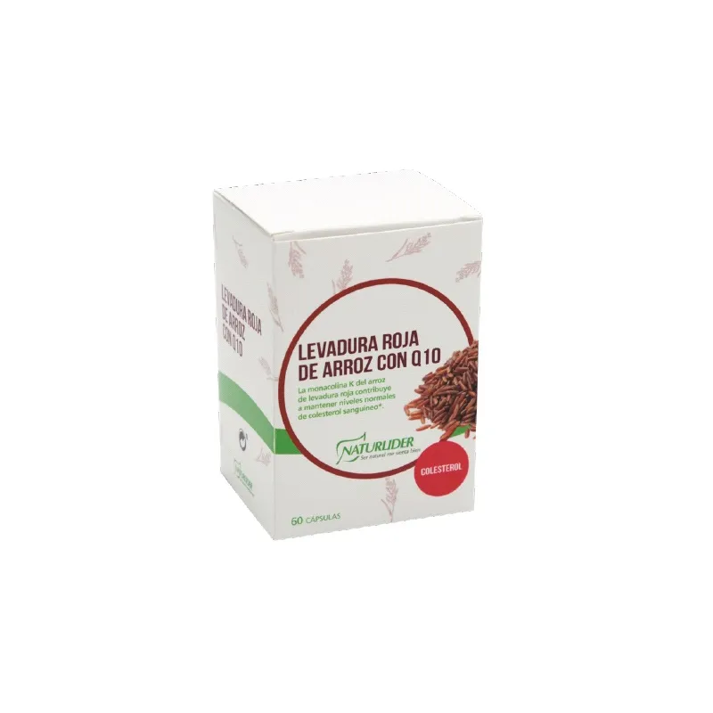 Naturlider Levadura roja de arroz con Q10, 60 vegicaps.