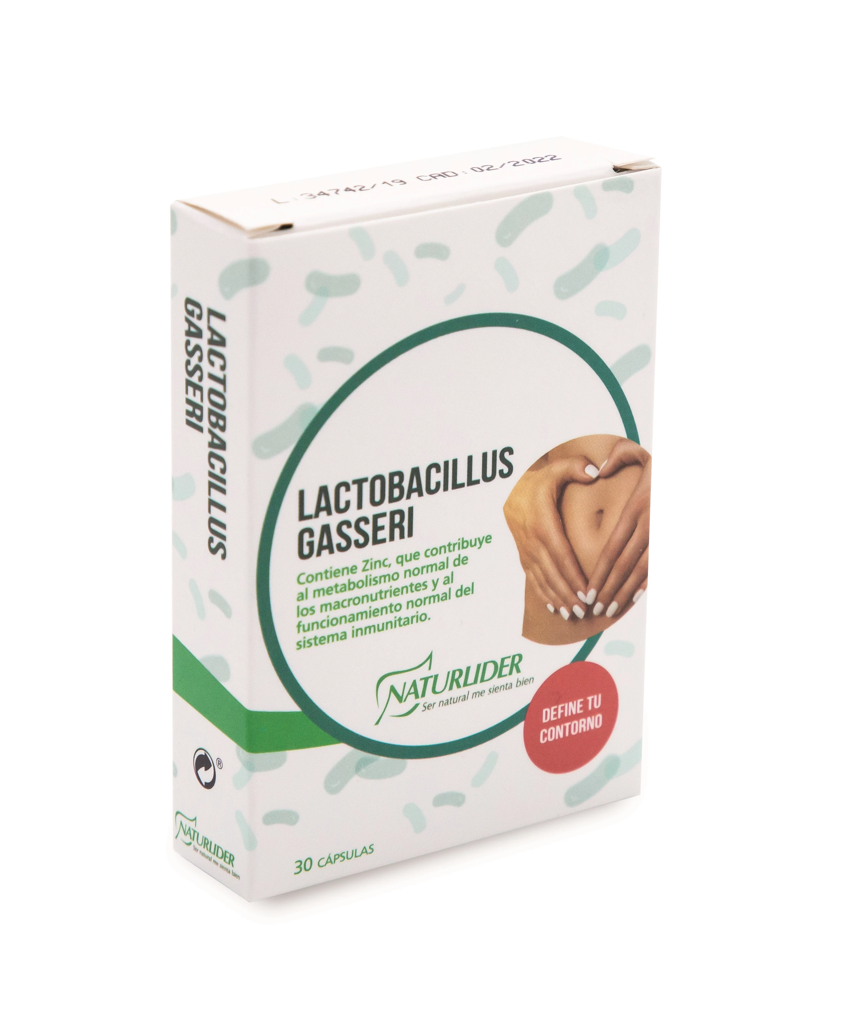 Naturlider Lactobacillus Gasseri, 30 vegicaps Bienestar digestivo