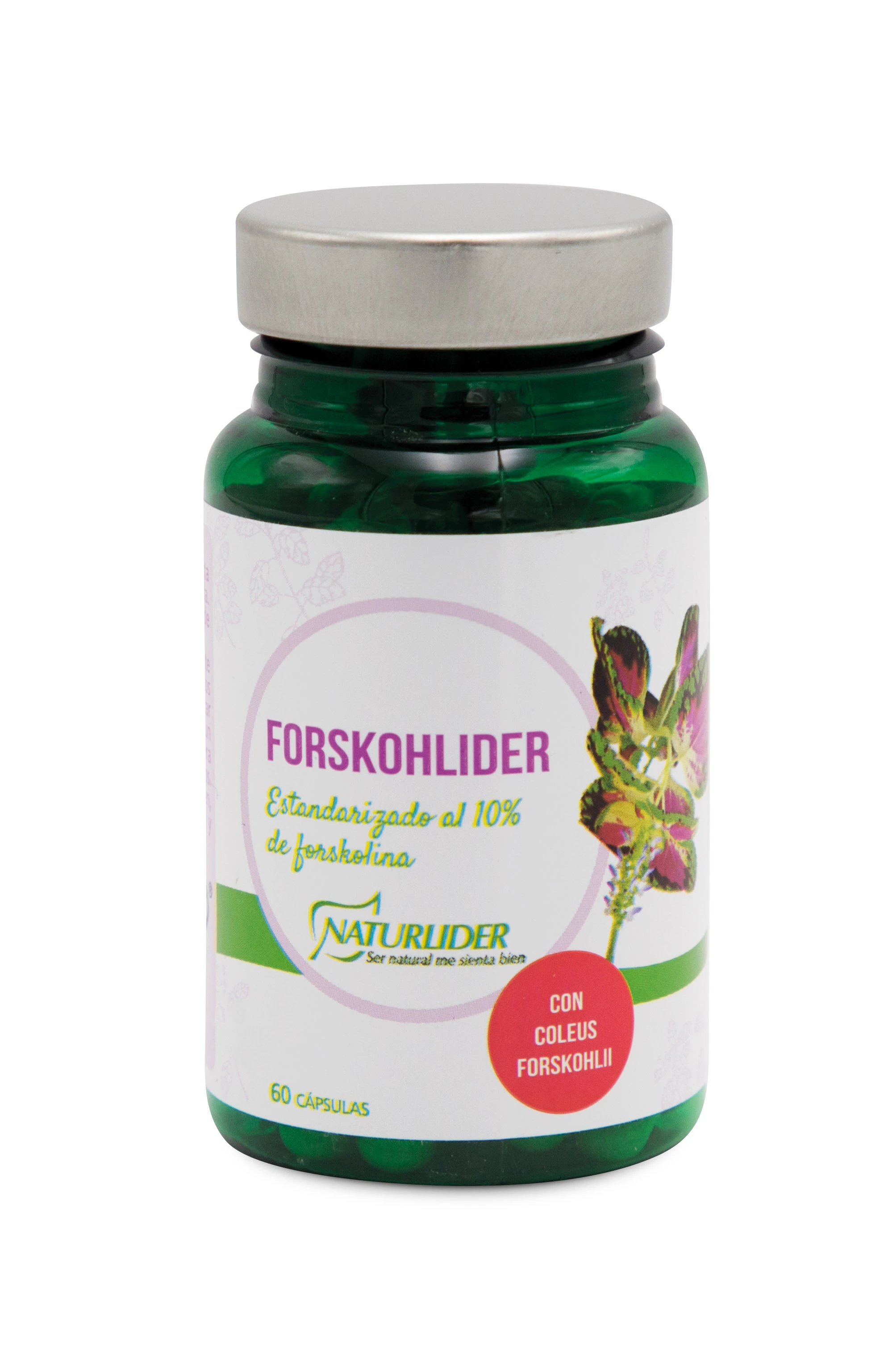 Naturlider Forskohlider STD, 60 vegicaps. Ayuda a quemar grasa.