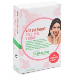 Naturlider Age Splendor pelo, piel y uñas, 30 vegicaps.