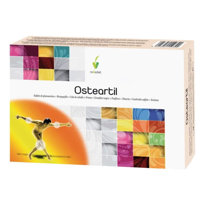 Novadiet Osteartil, 20 ampollas. Salud osteoarticular. 