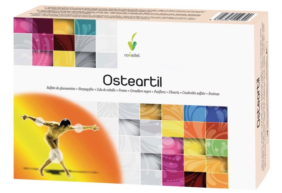 Novadiet Osteartil, 20 ampollas. Salud osteoarticular. 