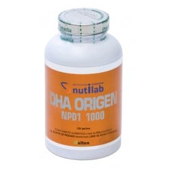 Nutilab DHA Origen NPD1 1000, 120 perlas de 1806mg | Farmacia Barata