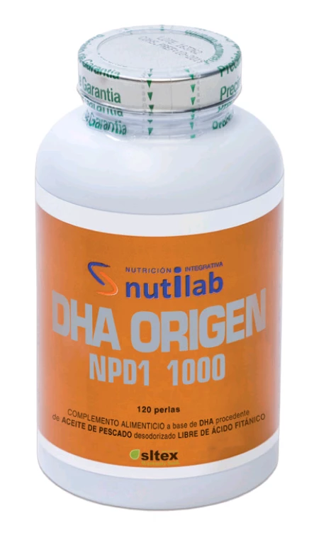 Nutilab DHA Origen NPD1 1000, 120 perlas de 1806mg | Farmacia Barata