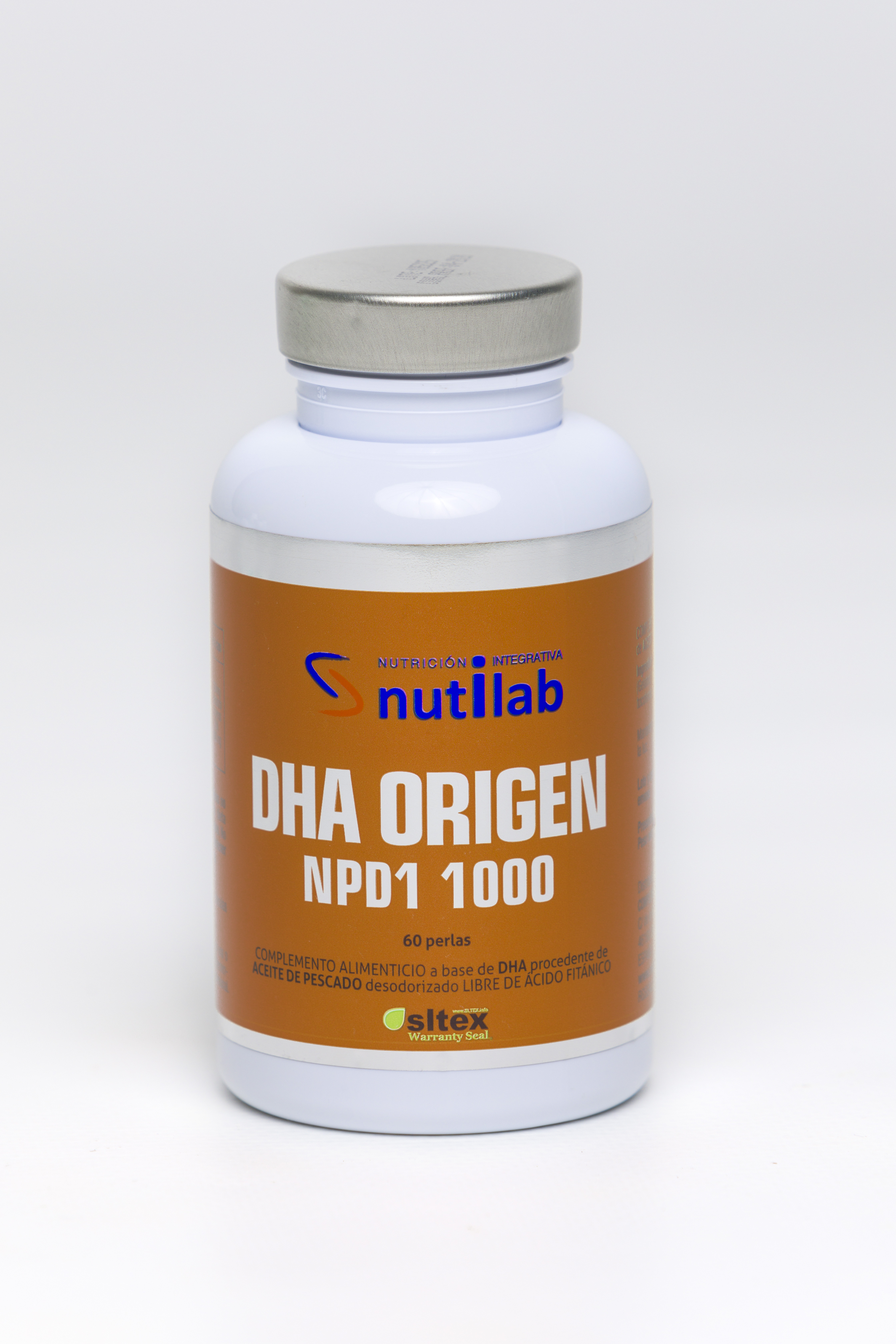 Nutilab DHA Origen NPD1 1000, 60 Perlas A base de aceite de pescado