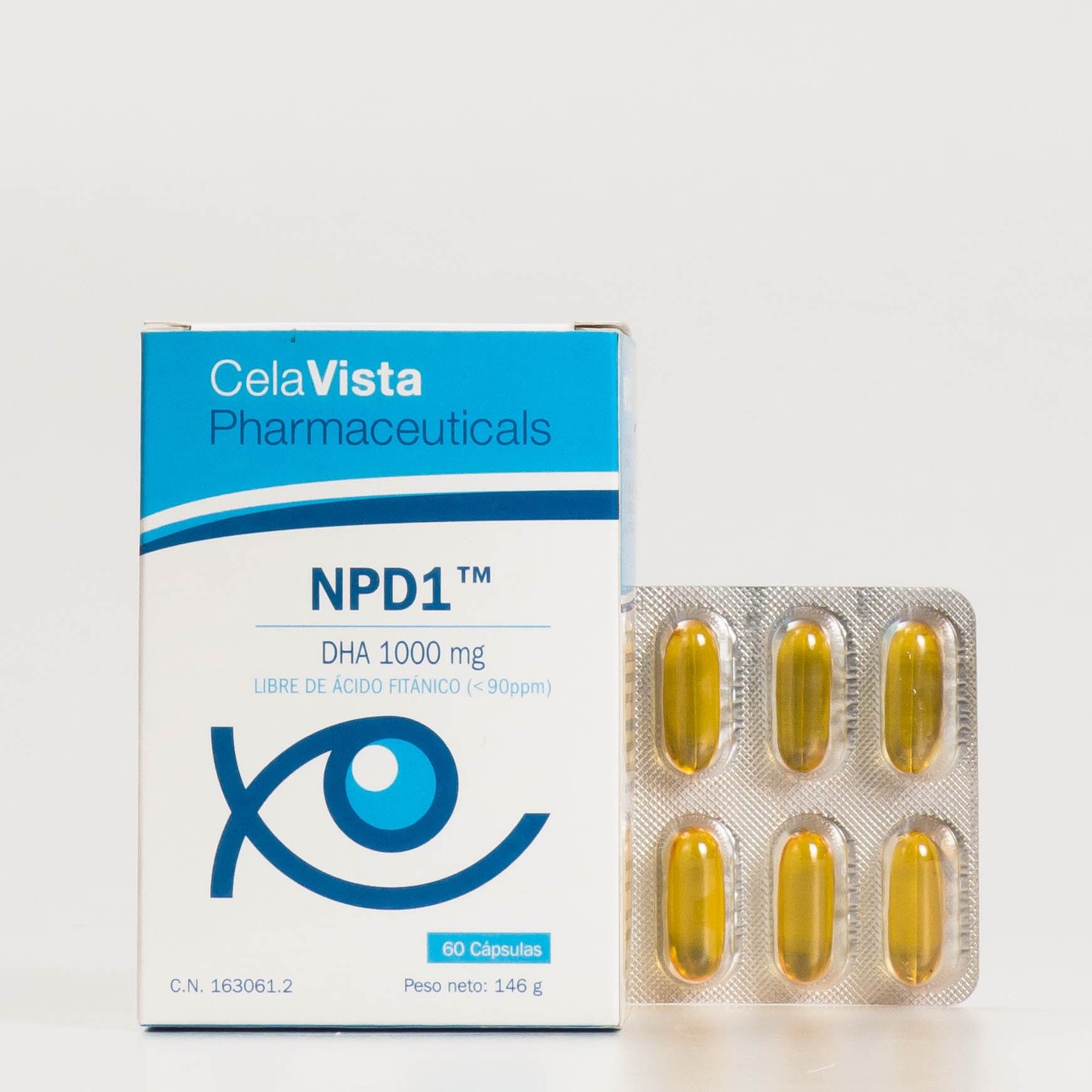 NPD1 DHA Celavista, 60 cápsulas
